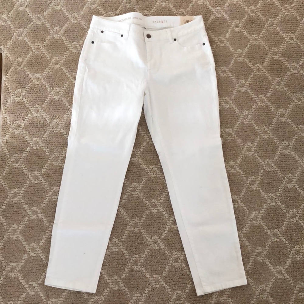 Talbots White Jeans
